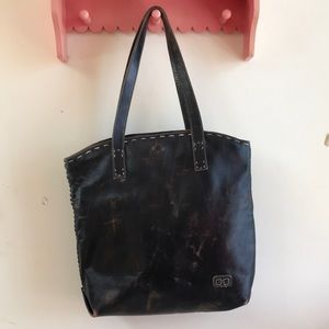Bed/Stu Leather Skye bag. Genuine, Unique, Imperfect. Scuffed black leather tote